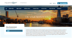 Desktop Screenshot of migrationexpert.co.uk